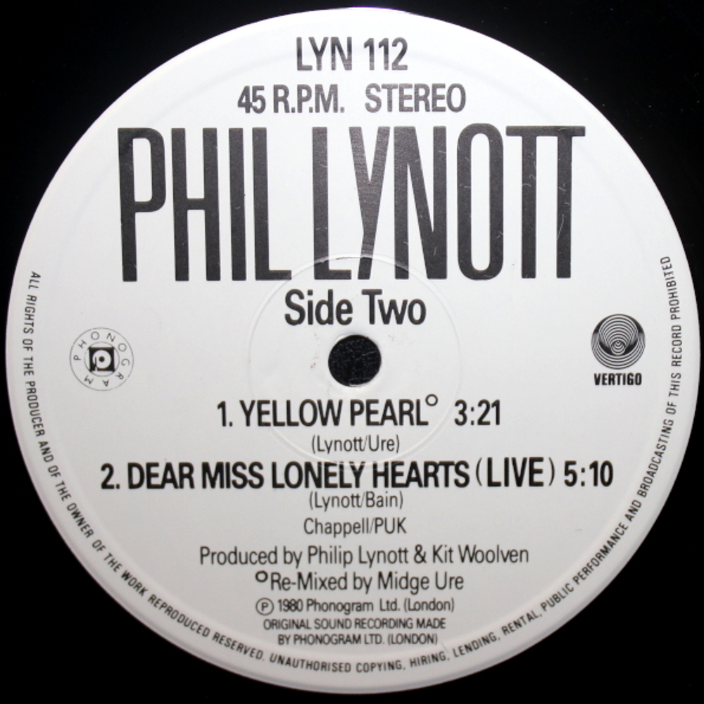 Phil Lynott / King's Call (12" Vinyl Single)