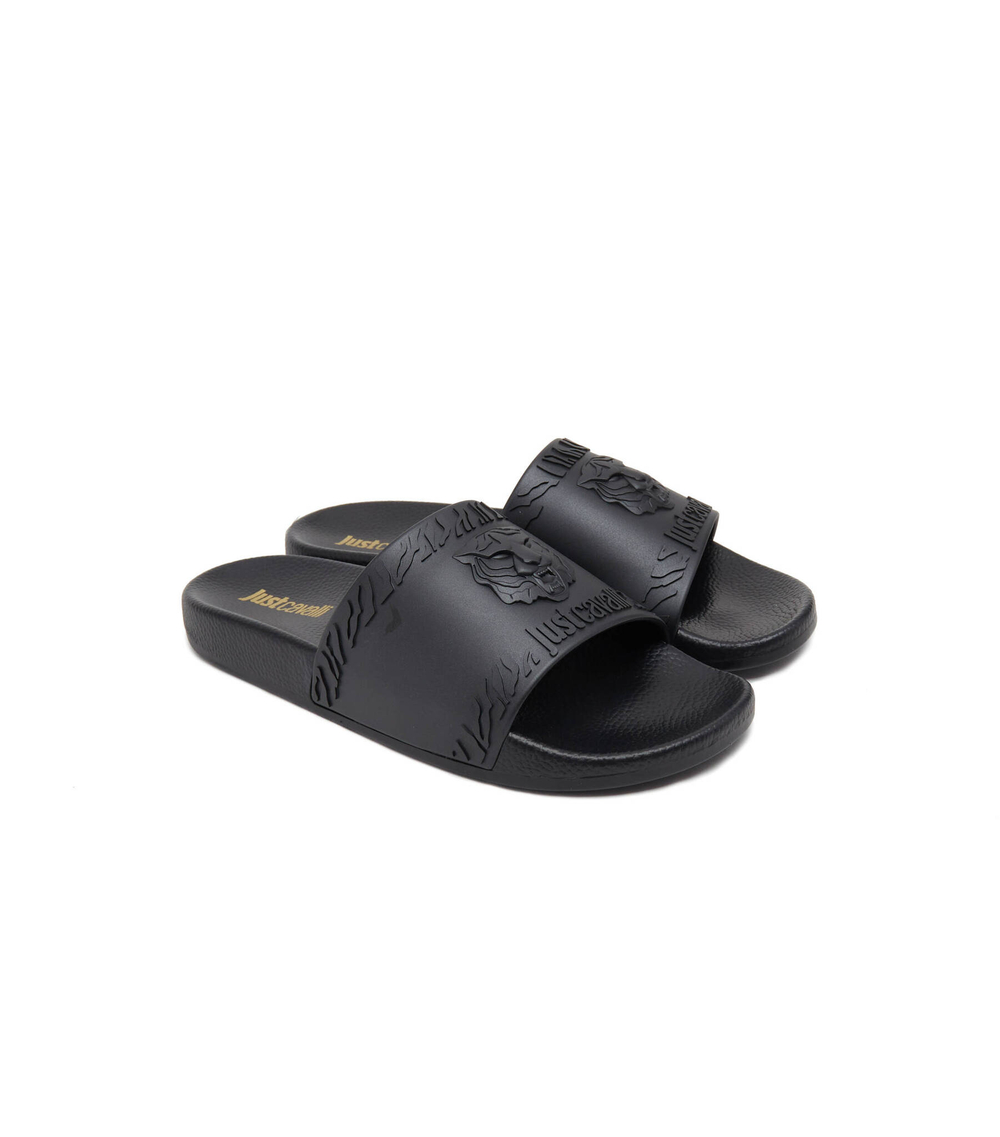 Шлепанцы Just Cavalli - черный(74RB3SZ2ZS786)