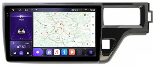 Магнитола для Honda Stepwgn 5 2015-2021 - Kuberg SF-1019 QLed+2K, Android 12, Быстрая, CarPlay, 4G SIM-слот