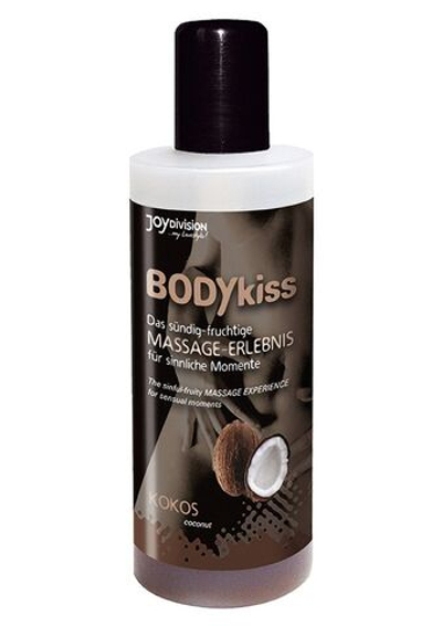 Массажное масло BODYkiss с ароматом кокоса - 100 мл.