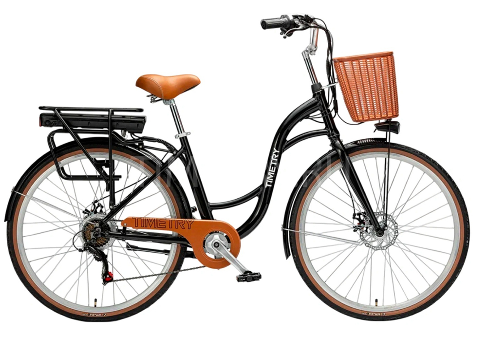 Электровелосипед 27.5" TIMETRY D905  7ск.  36V 10.4AH  черный