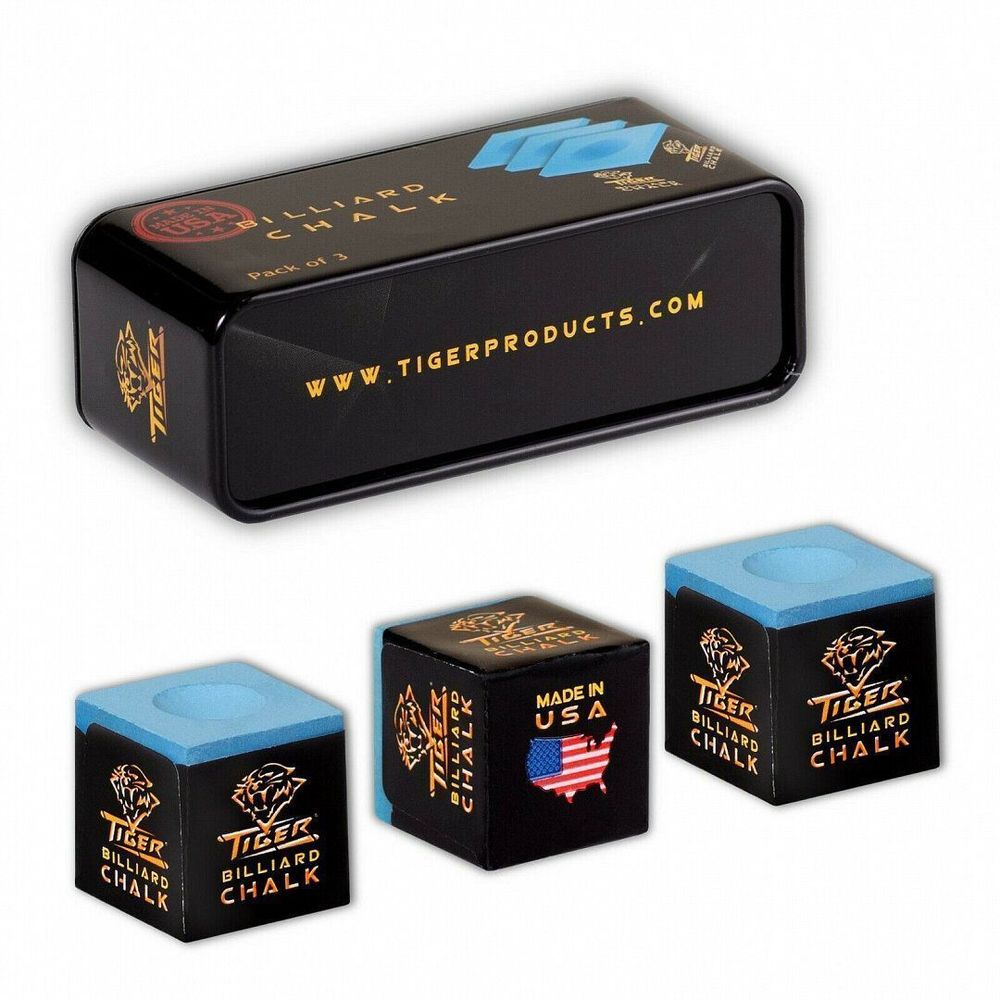 Мел "Tiger High Performance Chalk" (3 шт) синий