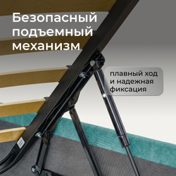 Кровать двуспальная Рафаэль с низким изголовьем