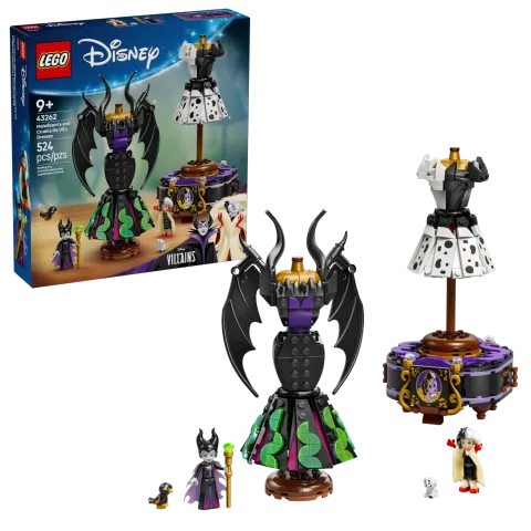 Конструктор LEGO Disney 43262 Платья Малефисенты и Круэллы Де Виль