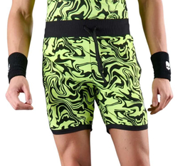 Мужские теннисные шорты Hydrogen Chrome Tech Shorts - fluo yellow
