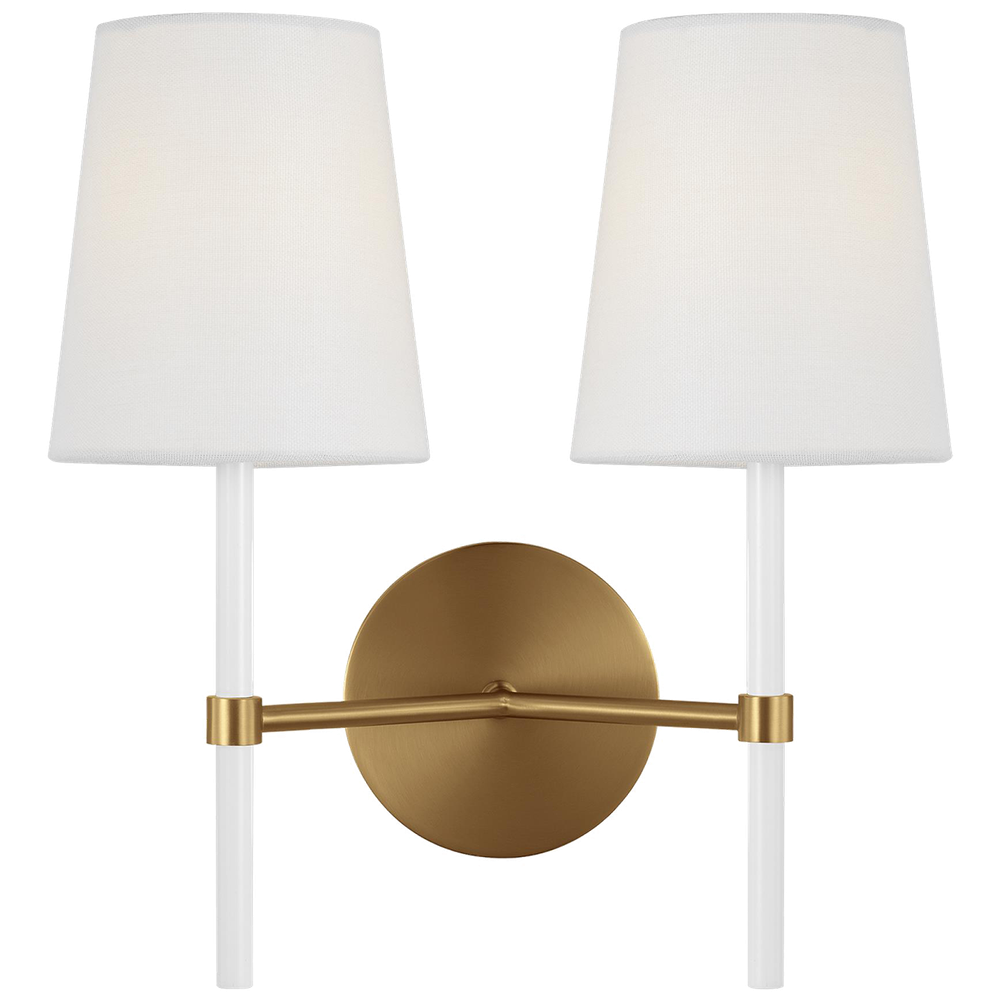 Настенный светильник Visual Comfort Monroe Double Sconce