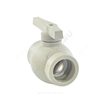 Кран шаровой PP-R серый Дн 50 внутренняя пайка VALFEX 10144050Г