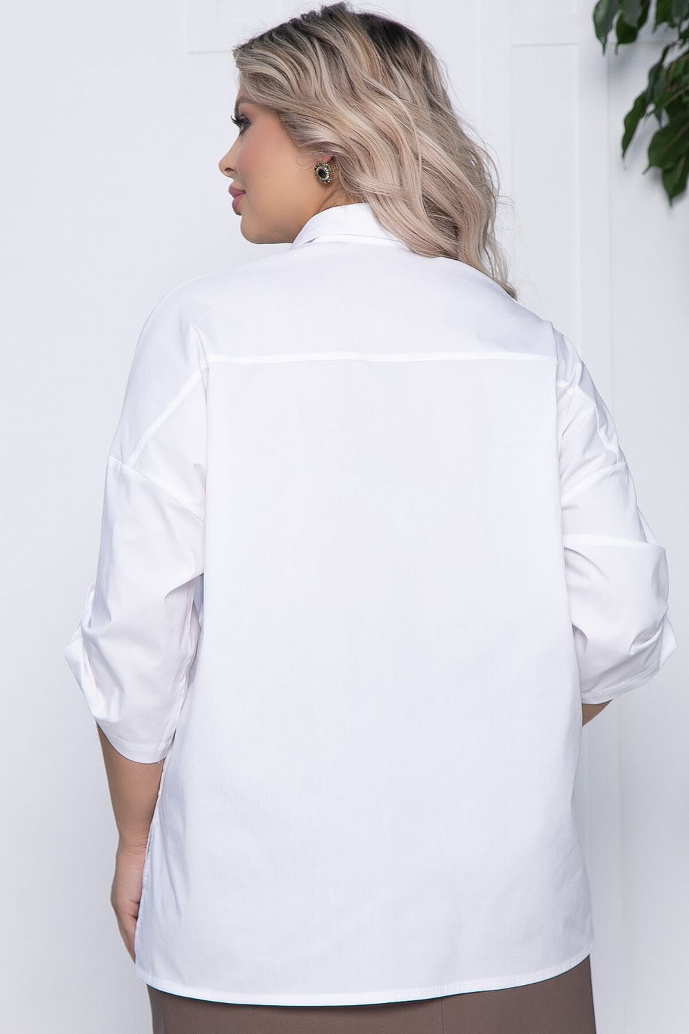 Рубашка Незабудка (белая) Б10856 LT Collection