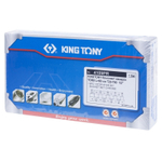 KING TONY (4109PR) Набор торцевых насадок 1/2", TORX, Т20-Т60, 9 предметов