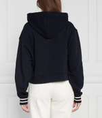 Худи REG MONOTYPE SLV CROP HOODIE Tommy Hilfiger - темно-синий(WW0WW39140)
