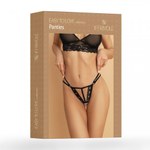 Трусики с доступом и металлическими вставками Easy to love, L/XL, 46-48