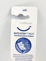 Зубная щетка Pepsodent White System Soft мягкая с перлитом, удаляет поверхностные пятна, 1 шт., розовая
