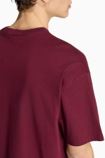 Футболка adidas Originals Trefoil Essentials - бордовый