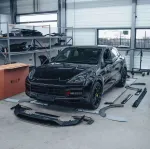 Широкий карбоновый обвес для PORSCHE CAYENNE III 9YO 2018+