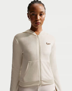 Nike Sportswear Женская кофта с капюшоном, длинными рукавами и застежкой-молнией по всей длине - NIKE