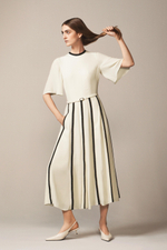 ПЛАТЬЕ С КОНТРАСТНЫМИ ЛЕНТАМИ И ЗАКЛЕПКАМИ — THE ITEM — ZARA
