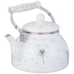 ЧАЙНИК AGNESS ЭМАЛИРОВАННЫЙ СЕРИЯ "DANDELION", 2,6 Л
