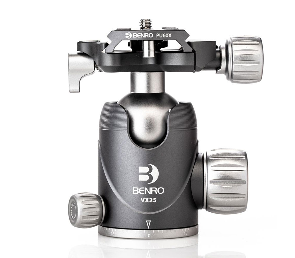 Штатив Benro Bat FBAT24C с головой VX25, цанговые замки, карбон