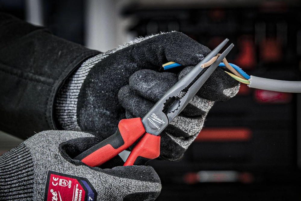 Длинногубцы изогнутые, Milwaukee 4932492466