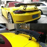 Карбоновый спойлер в стиле GT4 для Porsche Cayman/Boxster 718 982 Порше