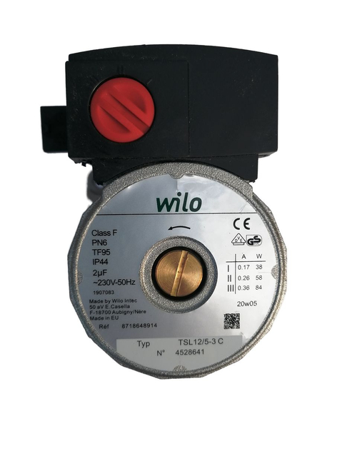 Двигатель циркуляционного насоса Wilo TSL 12/5-3 для Bosch Gaz 2000 W, 6000 W, Buderus Logamax U072 арт. 87186481810