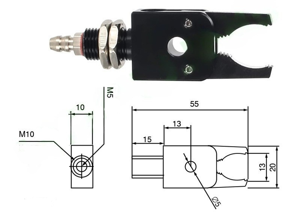 mini-E J1060EM10C – Мини захват литника