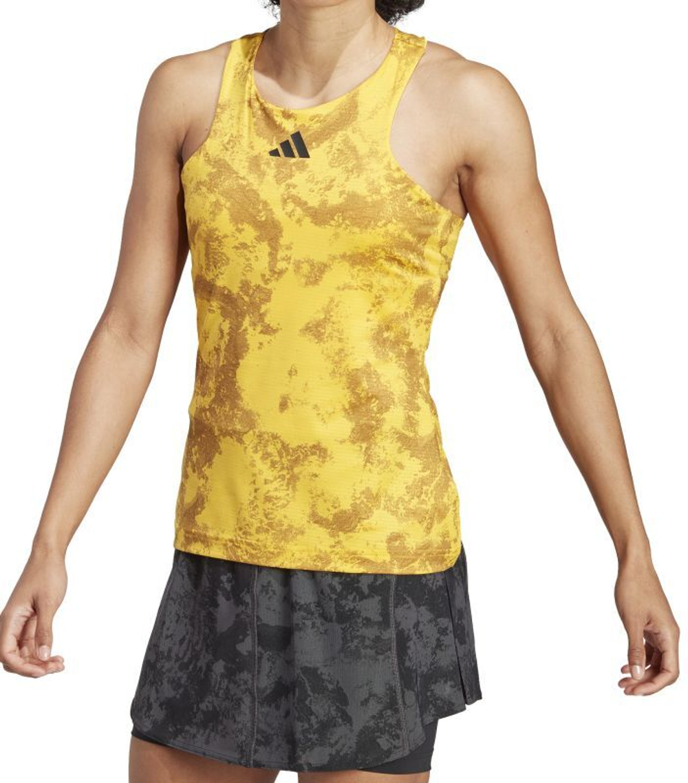 Женский топ теннисный Adidas Tennis Paris Heat.Rdy Y Tank - желтый