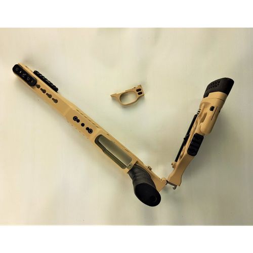 Ложа M12Б (TAN) Бежевый на Blaser R8 Hunter, CNC Guns Custom