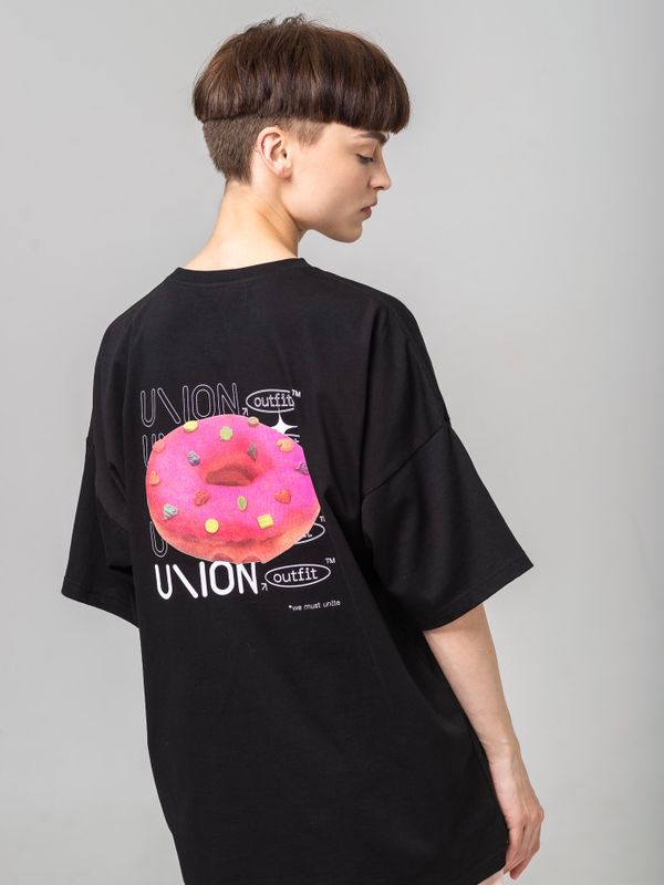 Футболка Union Outfit Black Donut - фото 4