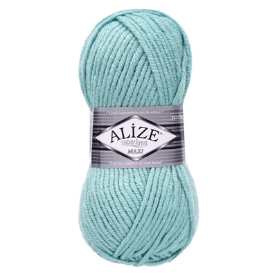 Пряжа Alize (Ализе) Superlana Maxi / уп.5 мот. по 100 г, 100м, 463 мята A