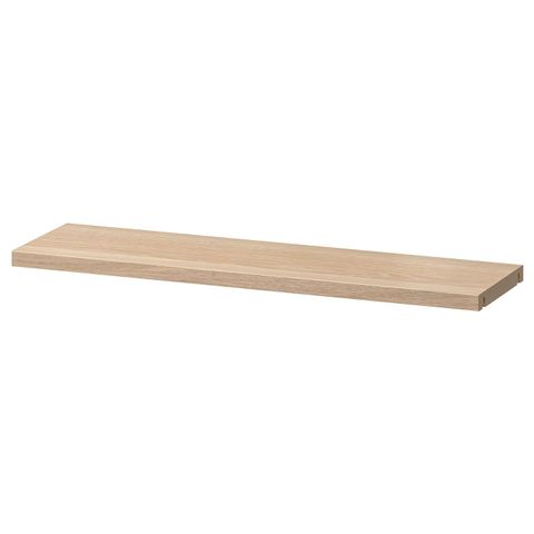 Полка IKEA BESTA (БЕСТО), Белый мореный дуб, 56x16 см