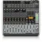 Behringer QX1222USB - микшер, 16 каналов, USB/аудио интерфейс, мик предусил и компр, 7 EQ, Multi FX