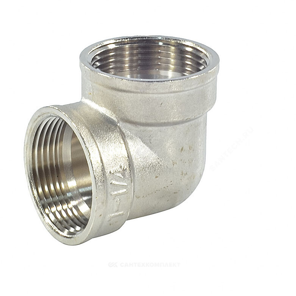 Угольник латунь никель Ду 15 (1/2") ВР/ВР SantechSystems