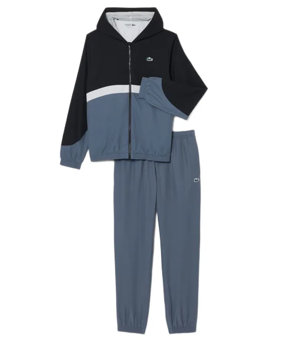 Men's Спортивный костюм Lacoste Sport Printed Colour Block - black/grey