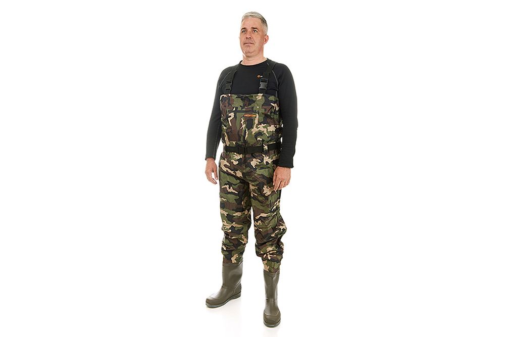 Вейдерсы HIGASHI Waterskin Camo pvc w/felt boot (войлочная подошва) XXL