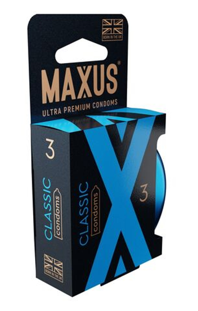 Презервативы классические MAXUS Classic №3 ж/к