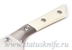 Нож Microtech Kitchen Santoku Bolster Ivory G-10 3200B-10IVфотография - 3
