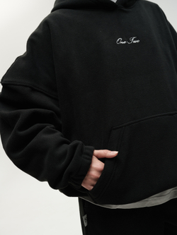 Drawstring Hoodie Black