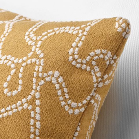 Чехол на подушку IKEA GULDFLY (ГОЛЬДФЛАЙ), Горчичный, 50x50 см