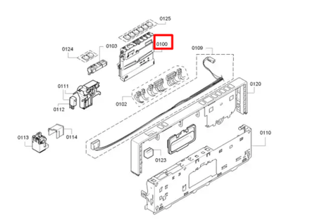 Модуль для посудомоечной машины Bosch (Бош) /Siemens (Сименс) / Neff БОЛЕЕ НЕ ПОСТАВЛЯЕТСЯ - СНЯТ С ПРОИЗВОДСТВА
