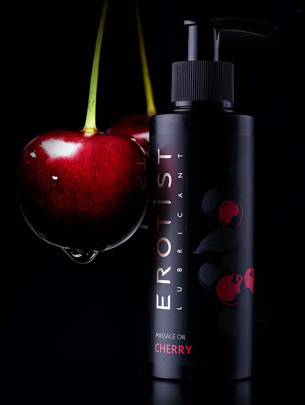 Массажное масло с ароматом вишни Erotist Lubricants Cherry Oil 150мл