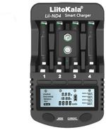 Аккумуляторная батарея LiitoKala Lii-ND4 NiMH/Cd 1,2 в AAA с ЖК-дисплеем и проверкой емкости аккумуляторов 9 В