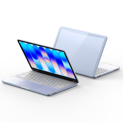 Чехол тонированный синий для ноутбука MacBook Neo 13 (с 2026-), серии LCGB Series Protective от Dux Ducis