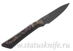 Нож Microtech Kitchen Paring Bolster 3500B-1DLCLWCFS DLC Carbonфотография - 2