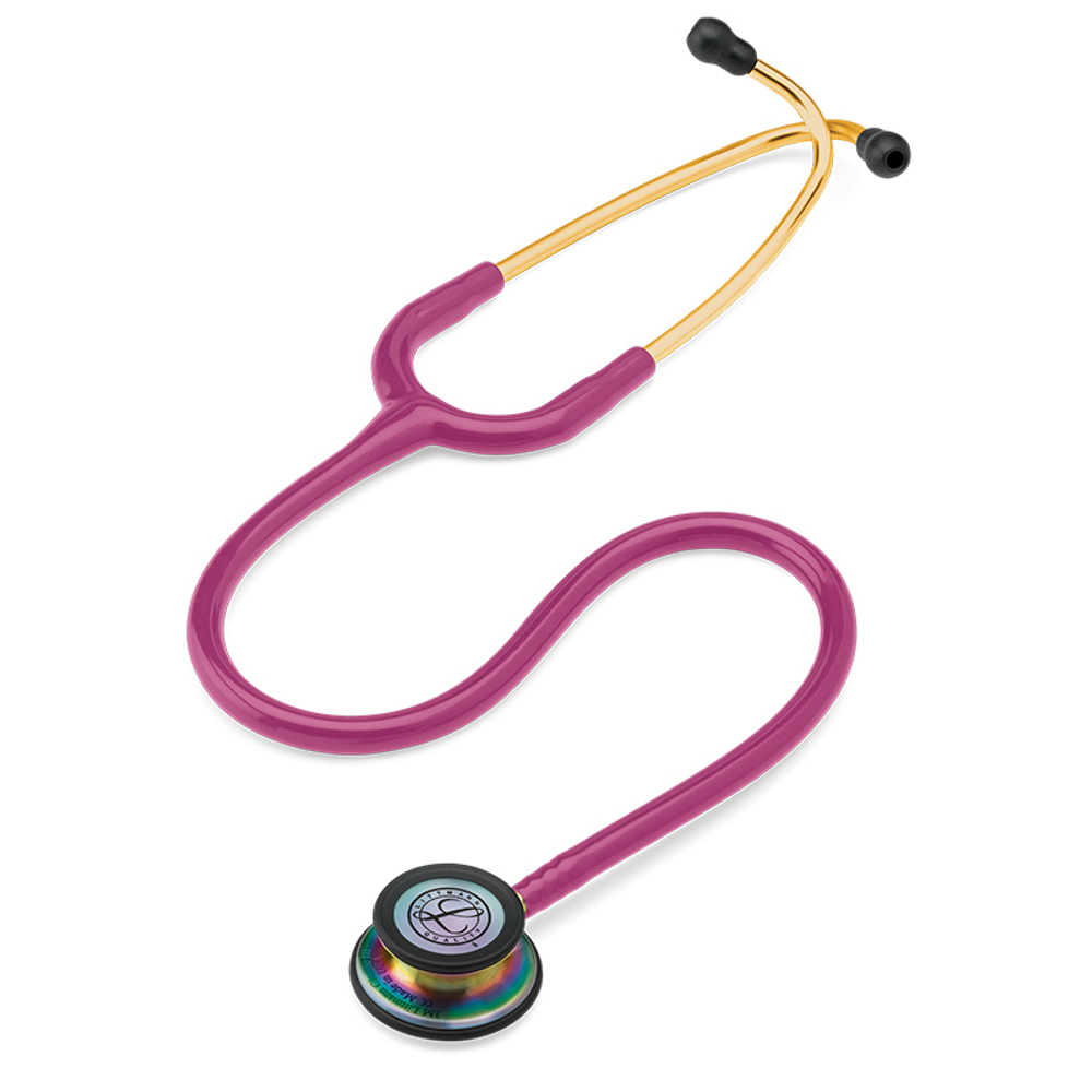 Стетоскоп Littmann Classic III, малиновый, радужная акустическая головка (5806)