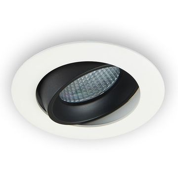 Встраиваемый светодиодный светильник CLD001NW4 7W 3500K белый/черный Альфа Citilux