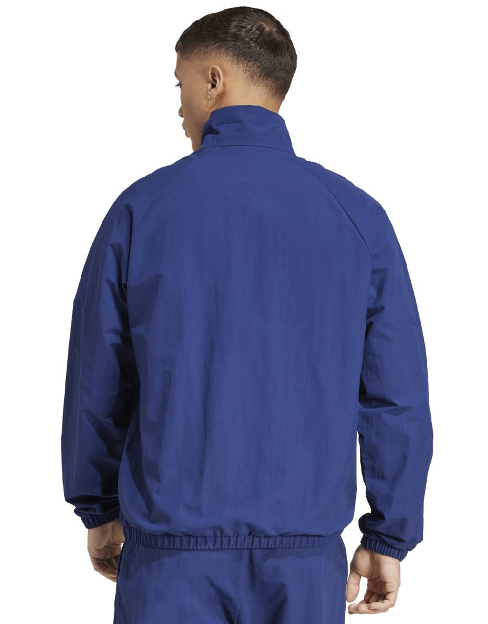 Мужская теннисная куртка Adidas Essentials With Small Logo - dark blue/white