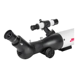 Телескоп Veber 500/70 рефрактор - крупный план окуляра K25mm и искателя