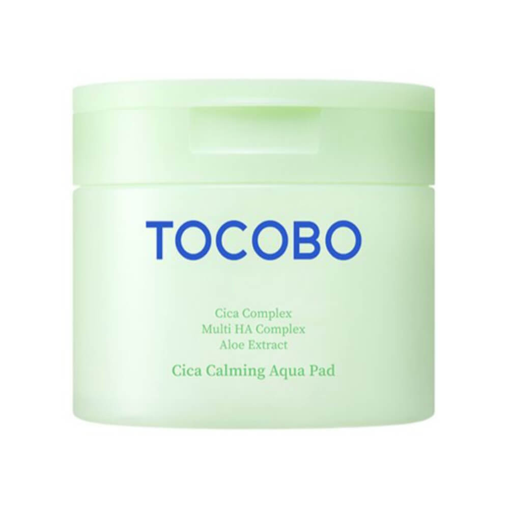 Тонер-пэды успокаивающие с центеллой Tocobo Cica calming aqua pad, 60 шт