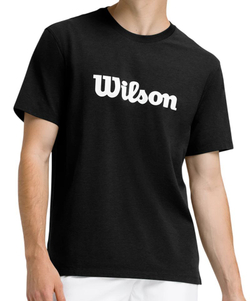 Мужская теннисная футболка Wilson Team Graphic - черный